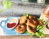 A picture of step 4 of Chicken Donuts.
