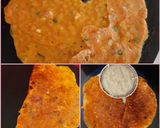 A picture of step 2 of Tomato Rava Dosa.