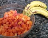 A picture of step 2 of Fruit Salad#Banana+3ingredients Challenge.