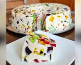 Foto del paso 7 de la receta: Gelatina mosaico con yogurt y queso crema