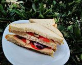 A picture of step 3 of Chicken brawn sandwich #themechallenge.