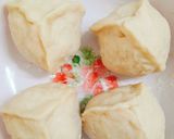 Hình bước làm 2 của món Bánh bao cười