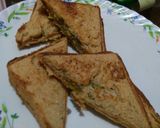 A picture of step 2 of Boiled chana dal grilled sandwich.