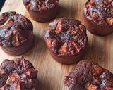 Une image de l'étape 1 de Muffins pommes chocolat.