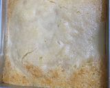 A picture of step 5 of Sevani or Turkish style Semolina Cake.