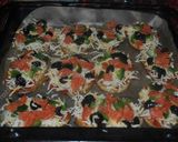 A picture of step 7 of Potato pizza  پتیزا سیب زمینی.