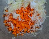 A picture of step 3 of Chinese choupsuey.