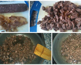 Foto del paso 2 de la receta: 🍪Tortilla de patatas, morcilla y pimientos