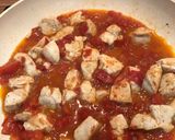 Rosés csirke tésztával recept fázis 2 fotója