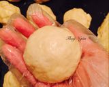 Hình bước làm 9 của món Bánh Bao nhân trứng muối