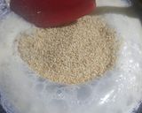 A picture of step 6 of Sesame Halwa in Bajra Tart.