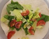 A picture of step 1 of My Garlic Chicken & Cheese Wrap.😁.
