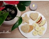 Hình bước làm 3 của món #cleaneating #Fingerfood bánh mỳ bơ lạc