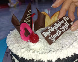 Foto langkah ke 5 dari resep Cake ultah brownies 4 telur.