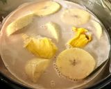 Gambar langkah 3 resipi 👩‍🍳Pengat Pisang Tanduk Durian.