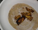 A picture of step 13 of Paneer shawarma roll.