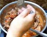 A picture of step 3 of Maharani creamy chicken karahi.