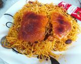 عکس مرحله 4 از دستور ماکارونی با ساندویچ خوراک 😋