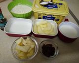 A picture of step 1 of Apple Cake.