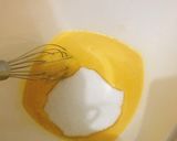 A picture of step 3 of Air light fluffy chiffon cake using waterbath baking method.