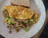 Foto del paso 3 de la receta: Omelette de champiñón y calabacitas