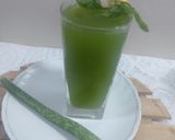 A picture of step 4 of Alovera mint lemonade.