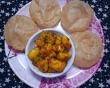 आलू की सब्जी और पूरी रेसिपी चरण 4 फोटो
