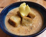 A picture of step 4 of Roasted Cauliflower Soup.