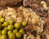 A picture of step 2 of Steak and Gravy.