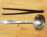 A picture of step 2 of Poached Egg on a Bed of Agretti.