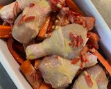 A picture of step 3 of Easy chicken with vegetables.