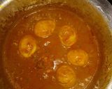 A picture of step 4 of Rice and egg curry.