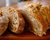A picture of step 1 of No Yeast Whole Wheat Bread with Cheese.
