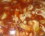 A picture of step 5 of Unstuffed Cabbage Roll Soup.