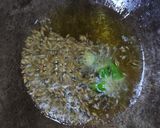 A picture of step 2 of Aloo mater or kachaloo.