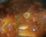 A picture of step 3 of Shimla aloo.