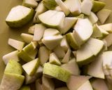 Foto del paso 1 de la receta: Tecito de manzana verde con whisky