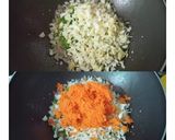 A picture of step 2 of Mix Veg Cheese Paratha.