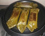 Foto langkah ke 9 dari resep Pepes teri, tahu &daun singkong.