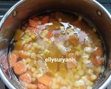Foto langkah ke 3 dari resep Bubur Gurih Jagung -Labu Kuning (Creamy Corn & Pumpkin Porridge).