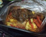 Foto del paso 3 de la receta: Carne al horno con vegetales #platounico