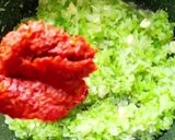 A picture of step 4 of Pasta with Vegetables.
