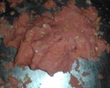 A picture of step 3 of Strawberry custard cookies.