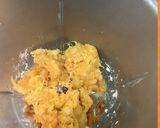 A picture of step 3 of Wood Apple Smoothie with honey, Oats and coconut.