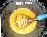 A picture of step 2 of Memon's fusion omelet.