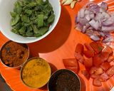 A picture of step 1 of Kathiyawadi Special Papadi ni Shaak (papadi Sabji).