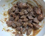 A picture of step 7 of Chatkara chili boti.