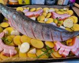 Süllő egészben sütve, magyarosan 🇭🇺 recept fázis 1 fotója