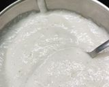 A picture of step 1 of Kutti idli in tri colour.