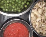 A picture of step 3 of Peas With Mushroom.